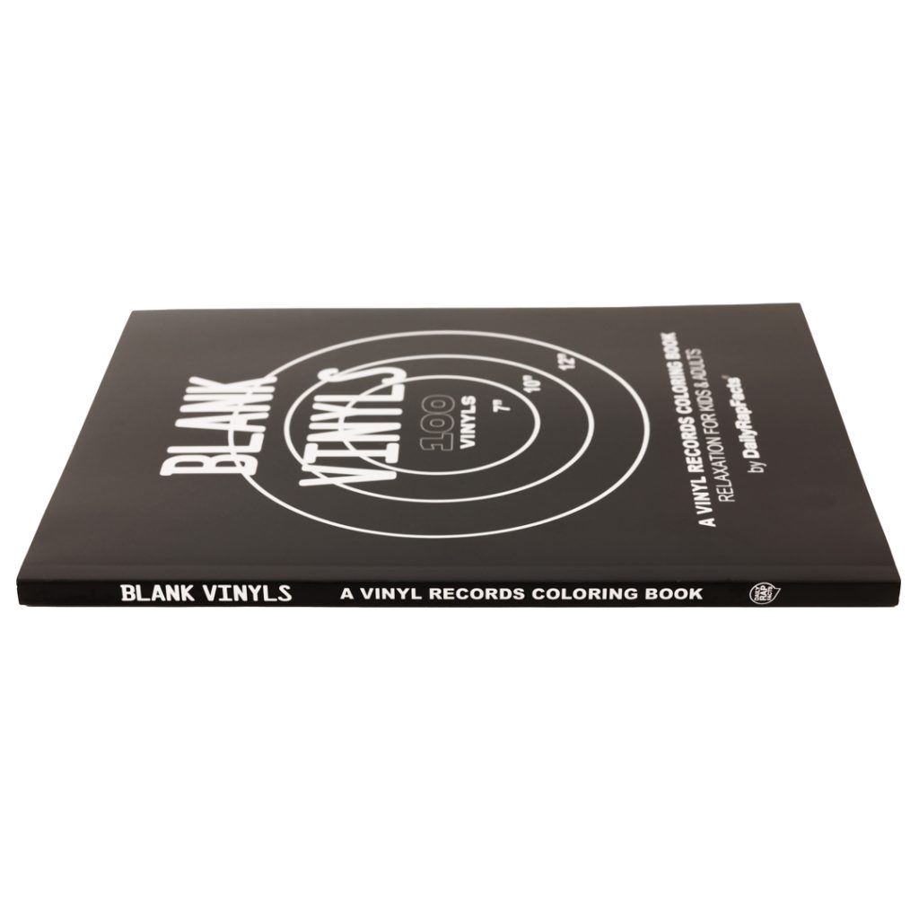 Blank Vinyls Records Coloring Book